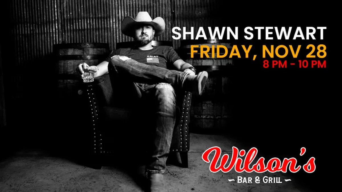 Shawn Stewart performing live acoustic music at Wilson’s Bar & Grill in Hilliard Ohio.