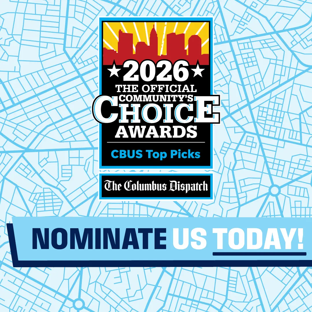 Official 2026 CBUS Top Picks Community’s Choice Awards Nominate Us Today graphic from The Columbus Dispatch.