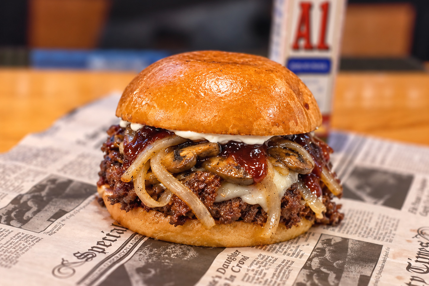 Heinz® A1 Steak Smash at Wilson’s Bar & Grill in Hilliard, Ohio