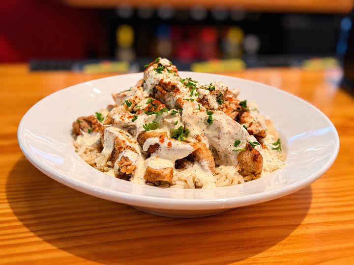 Number 7 Chicken and Rice Bowl at Wilson's in Hilliard, Ohio