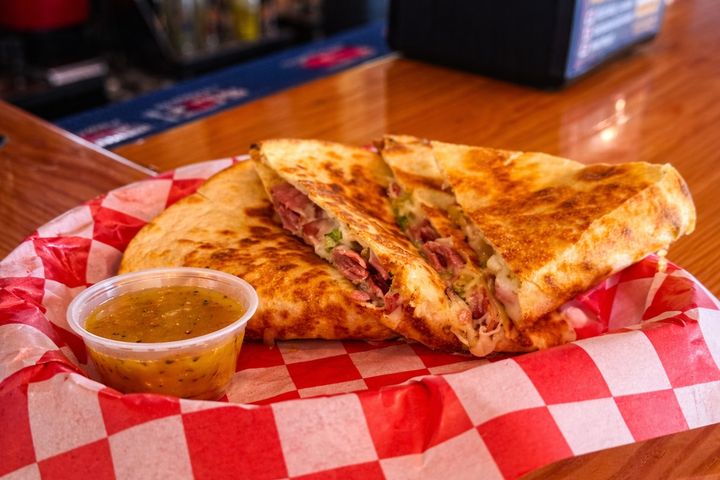 Italiano Quesadilla at Wilson’s in Hilliard, Ohio