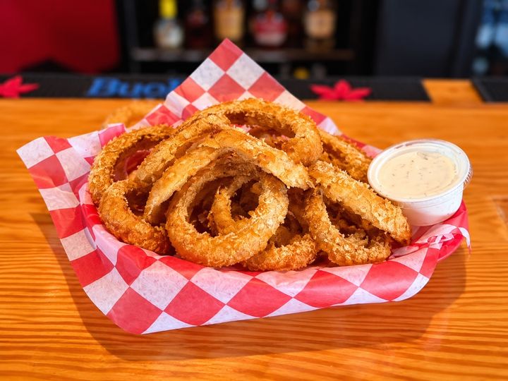 Onion Rings at Wilson’s Bar & Grill in Hilliard, Ohio