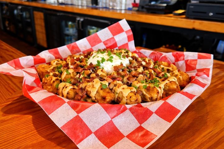 Loaded Tots at Wilson’s Bar & Grill in Hilliard, Ohio