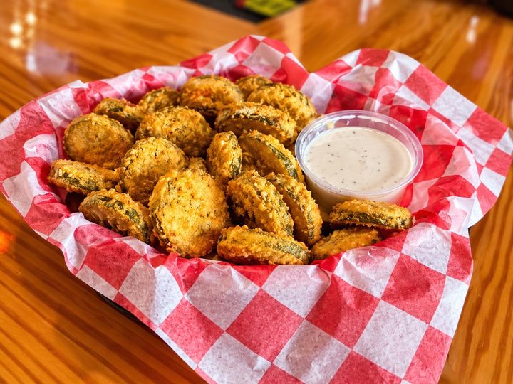 Fried Pickles at Wilson’s Bar & Grill in Hilliard, Ohio