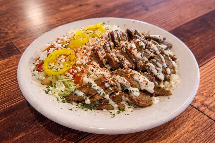 Loaded Greek Gyro Bowl at Wilson’s in Hilliard