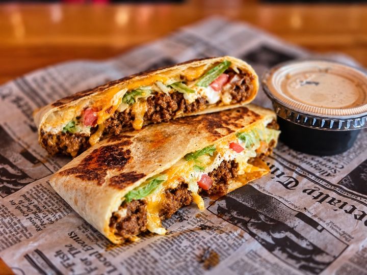 Taco Beef Wrap at Wilson’s in Hilliard, Ohio